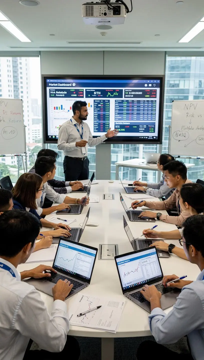 Modern office environment